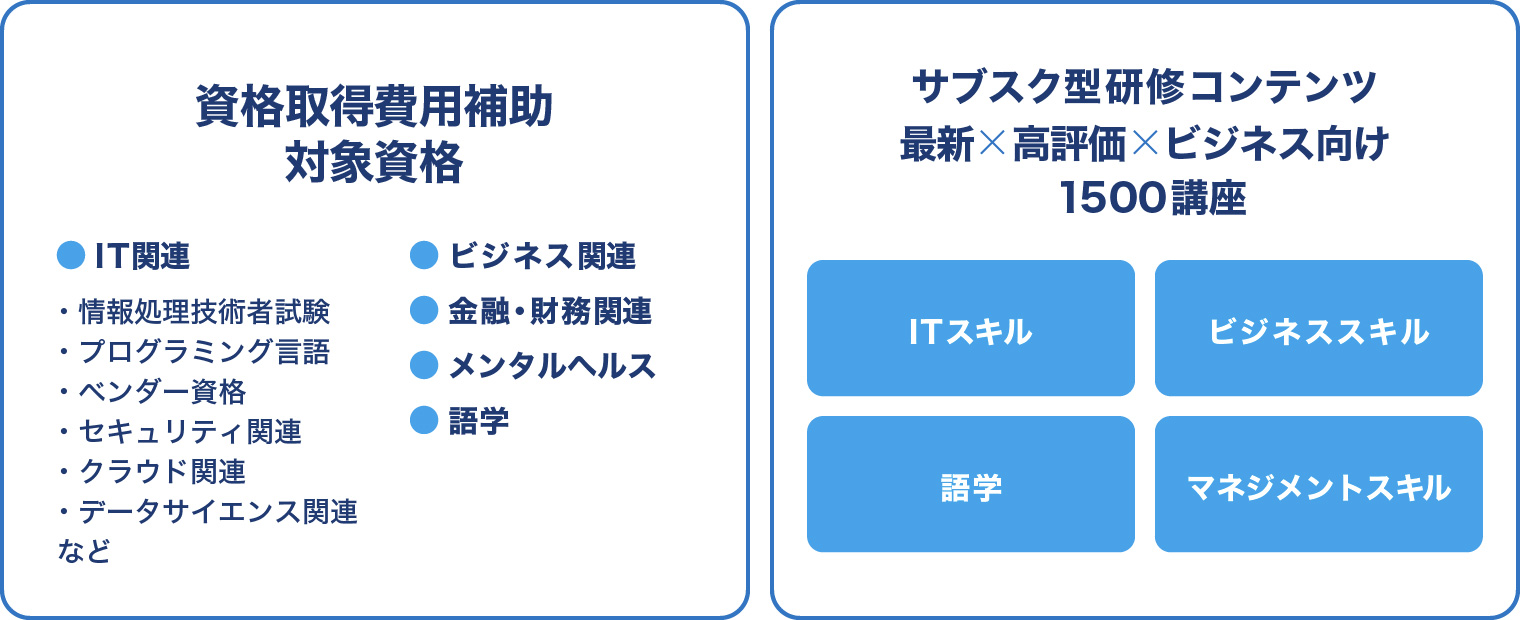 スキルアップ⽀援